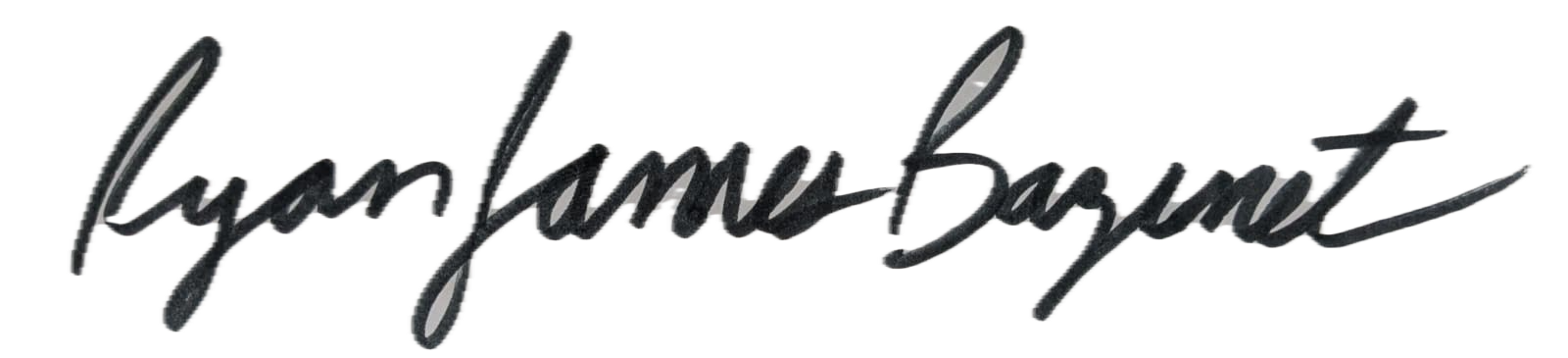 Ryan James Bazinet signature logo